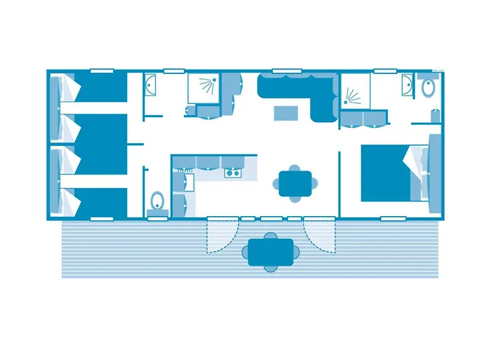 Provencal 6p 3bdrms Aircon Кемпинг